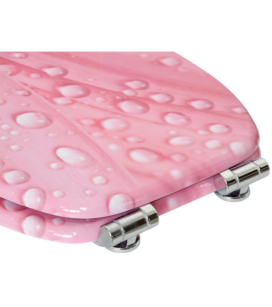 WC Sitz mit Absenkautomatik Pink Flower | WCShop24.at